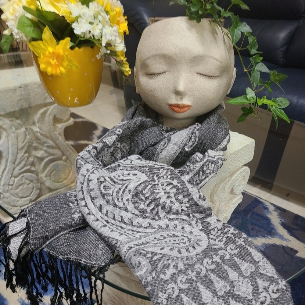 Paisley pattern scarf